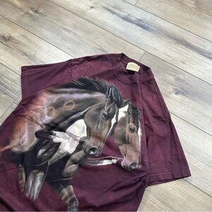 Vintage 2004 The Mountain Horse AOP Graphic Tee